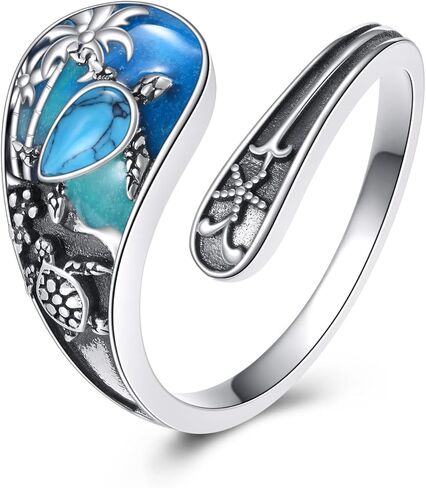 Celtic Knot Ring Sterling Silver Witches Knot Spoon Ring Cross Adjustable Band Ring Witch Irish Jewelry for Women in Saudi Arabia