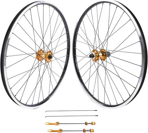 26''/27.5''/29" 26" Mountain Bike Wheelset Front+Rear Bicycle Wheel for Boost 100/135mm, Aluminum Alloy Rim Compatible 7-12 Speed Cassette Mountain Bike Wheelset in Saudi Arabia