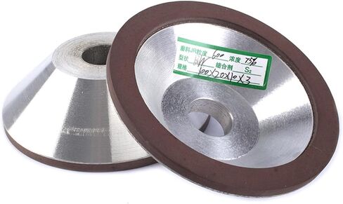 75/100/125/150mm ماس طحن الكوب شحذ طحن طحن الطحن المطحنة 150/240/320/400/600 الحصى (150،150x32x10mm) in Kuwait