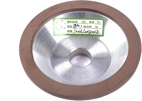 75/100/125/150mm ماس طحن الكوب شحذ طحن طحن الطحن المطحنة 150/240/320/400/600 الحصى (150،150x32x10mm) in Kuwait