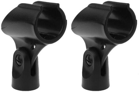 2 Pack Wireless Microphones Clip Holder Clamp for Shure Vocal Microphone Handheld wa371 Blx28 PGX SLX in Saudi Arabia