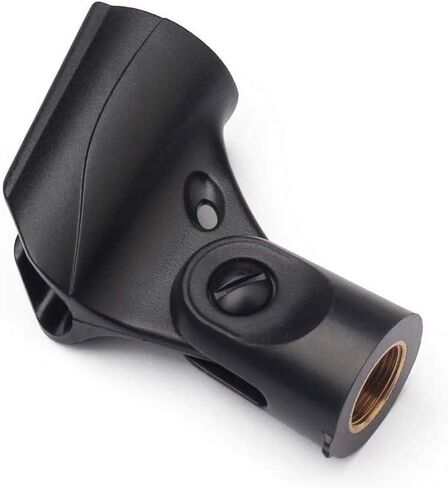 Generic WA371 مشبك حامل مقطع الميكروفون اللاسلكي لـ Shure QLXD2/SM58 جهاز إرسال محمول ، 2 حزمة ، أسود ، MS-WA371 in Saudi Arabia