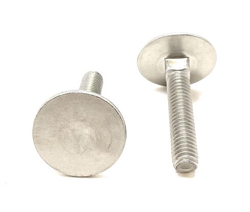 (5) 3/8-16x2 مصعد المصعد الفولاذ المقاوم للصدأ الرقبة مربعة (1-5/16 رأس القطر) 18-8 in Kuwait