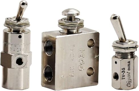 Air Pneumatic Mechanical Valve TAC-3V 3P 3S 4V 4P TAC2-31V 31P 41V 41P Exhaust Valve Toggles Switch Valves 1Pcs(TAC-4V) in Saudi Arabia