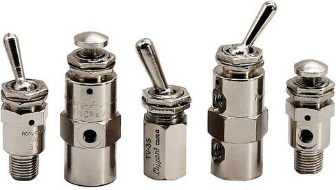 Air Pneumatic Mechanical Valve TAC-3V 3P 3S 4V 4P TAC2-31V 31P 41V 41P Exhaust Valve Toggles Switch Valves 1Pcs(TAC-4V) in Saudi Arabia