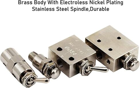 Air Pneumatic Mechanical Valve TAC-3V 3P 3S 4V 4P TAC2-31V 31P 41V 41P Exhaust Valve Toggles Switch Valves 1Pcs(TAC-4V) in Saudi Arabia