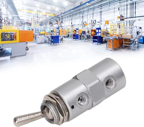 FLEXMAN Pneumatic Mechanical Air Valve, Aluminum Air Pneumatic Knob Control ON OFF Toggle Valve in Saudi Arabia