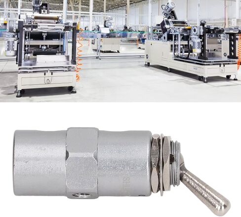 FLEXMAN Pneumatic Mechanical Air Valve, Aluminum Air Pneumatic Knob Control ON OFF Toggle Valve in Saudi Arabia