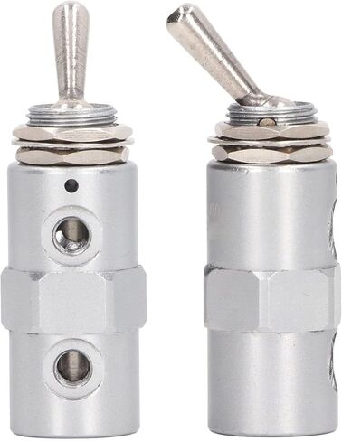 FLEXMAN Pneumatic Mechanical Air Valve, Aluminum Air Pneumatic Knob Control ON OFF Toggle Valve in Saudi Arabia