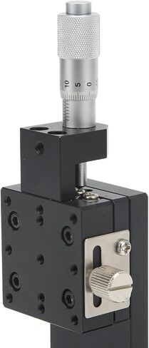 Manual XZ Axes Linear Stage High Precision Black Anodized Aluminum Alloy Micrometer Trimming Platform for Laboratory Testing Mechanical Equipment Positioning 40x40mm in Saudi Arabia