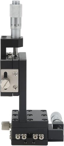 Manual XZ Axes Linear Stage High Precision Black Anodized Aluminum Alloy Micrometer Trimming Platform for Laboratory Testing Mechanical Equipment Positioning 40x40mm in Saudi Arabia