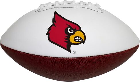 Logo Brands NCAA Official Size Autograph Football -Smooth White Panel for Nil Signatures, Display, or Nil Collecting NCAA Fan Memorabilia in Saudi Arabia