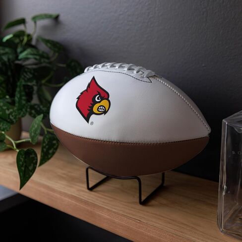 Logo Brands NCAA Official Size Autograph Football -Smooth White Panel for Nil Signatures, Display, or Nil Collecting NCAA Fan Memorabilia in Saudi Arabia