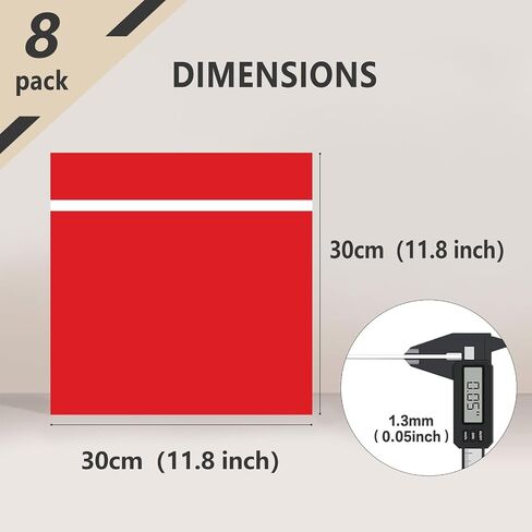 8 حزمة ABS البلاستيك ، 12 '' × 8 '' ورقة بلاستيكية مزدوجة اللون ، ورقة قابلة للتشكيل لمشاريع الحرف اليدوية DIY يوقع إطار الصورة ديكور المنزل (الذهب الوردي) in Kuwait