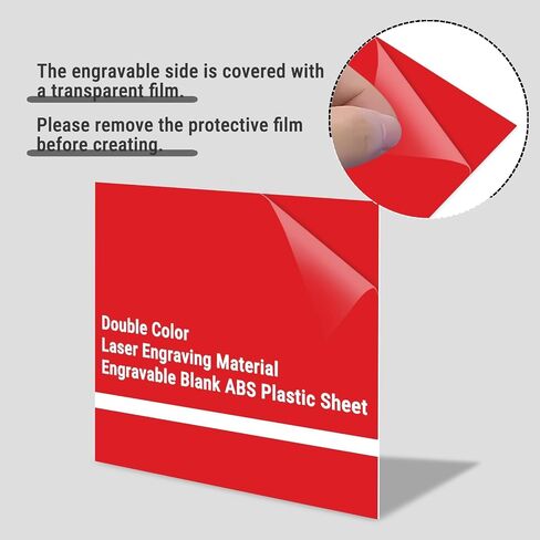 8 حزمة ABS البلاستيك ، 12 '' × 8 '' ورقة بلاستيكية مزدوجة اللون ، ورقة قابلة للتشكيل لمشاريع الحرف اليدوية DIY يوقع إطار الصورة ديكور المنزل (الذهب الوردي) in Kuwait