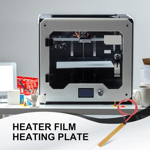Meccanixity 2pcs لوحة تسخين فيلم تسخين ، 12W 12V البوليميد وسادة السخان اللصق PI العناصر الفيلم 93mmx10mm in Saudi Arabia