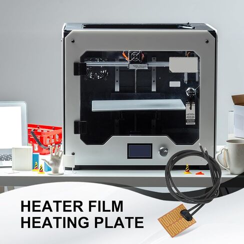 MECCANIXITY 5pcs Heater Film Heating Plate, 2.8W 5V Polyimide Heat Pad Adhesive PI Heater Elements Film 25mmx20mm Heater Strip for Constant Temperature in Saudi Arabia