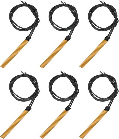 Meccanixity 6pcs لوحة تسخين فيلم تسخين ، 2.9W 3.7V Polyimide Pad Pad heat under elements film 41mmx8mm mut in Saudi Arabia