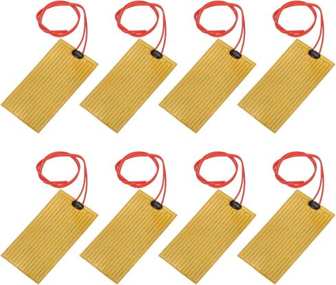 Meccanixity 8pcs لوحة تسخين فيلم تسخين ، 14W 12V بوليميد pad pad unding under heat reamement in Saudi Arabia