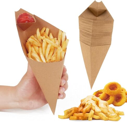 30 PCS يمكن التخلص من الكؤوس charcuterie - مقلاة فرنسية حامل الورق المخروطات كؤوس الوجبات الخفيفة عيد الفصح حامل البطاطس المقلية الفرنسية مع كأس الغمس لخواتم البصل حلوى الفشار للحفلة in Kuwait