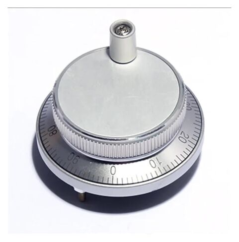 Pulser Handwheel 60/80mm 100PPR Manual Pulse Generator Hand Wheel Machine Rotary Electronic 4pins 6pins(12V 4pins 100PPR,Sliver,80mm) in Kuwait