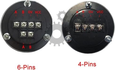 60mm/80mm Electronic Handwheel Hand Pulse Generator(5V 6-pins,60mm,Black) in Saudi Arabia