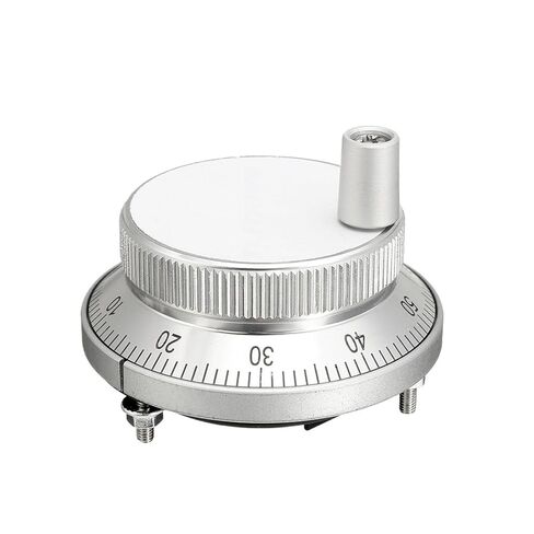 Pulser Handwheel 60mm 80 100PPR Manual Pulse Generator Hand Wheel Machine Rotary Electronic 4pins 6pins(Black,4Pin PLC24V-100PPR,80mm) in Kuwait