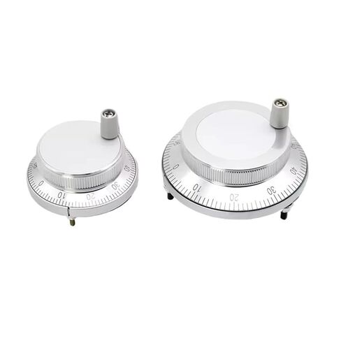 Pulser Handwheel 60mm 80 100PPR Manual Pulse Generator Hand Wheel Machine Rotary Electronic 4pins 6pins(Black,4Pin PLC24V-100PPR,80mm) in Kuwait