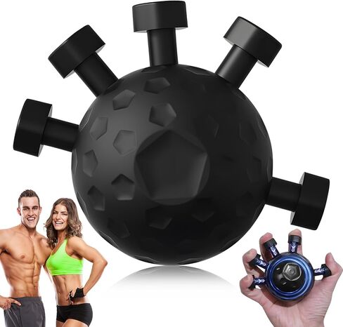 Finger Grip Strengthener ، 2025 ترقية Hand Gripper Strengthener ، جديد قبضة اليدين ، أداة التمارين الرياضية ، مدرب قوة قبضة السيليكون ، قابلة للتعديل اليدوية. in Kuwait