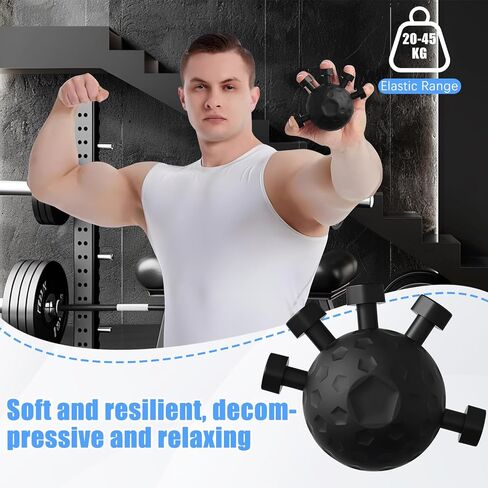 Finger Grip Strengthener ، 2025 ترقية Hand Gripper Strengthener ، جديد قبضة اليدين ، أداة التمارين الرياضية ، مدرب قوة قبضة السيليكون ، قابلة للتعديل اليدوية. in Kuwait