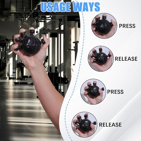 Finger Grip Strengthener ، 2025 ترقية Hand Gripper Strengthener ، جديد قبضة اليدين ، أداة التمارين الرياضية ، مدرب قوة قبضة السيليكون ، قابلة للتعديل اليدوية. in Kuwait