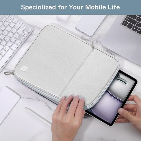9-11 Inch Tablet Sleeve Padded Carrying Case for iPad 10th Gen 10.9" Air5/4, iPad (A16) 11", i-Pad Air/Pro 11",i-Pad 9/8/7th Gen 10.2",Galaxy Tab A9+ Plus 11",re-Markable 2 10.3",Peacock Blue in Saudi Arabia