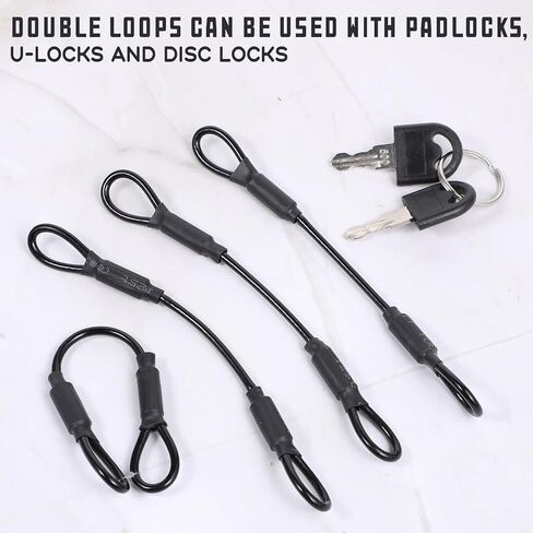 كابل من الفولاذ المقاوم للصدأ 6 عبوات مع حلقات 5.9 بوصة مع حلقات قطرها 3 مم كابلات حبل أمان مضفر من أمت in Kuwait