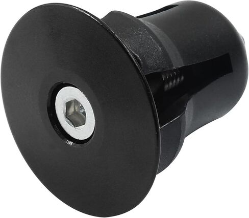Hitefu Bike Handlebar Plugs with Wrench, Black Bicykle Bar End Caps for Road Bike, MTB, BMX (1 Pair) in Saudi Arabia