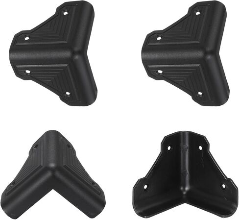 Meccanixity 16 PCS مكبرات الصوت زوايا الحامي 78x78x75mm بلاستيكي قابلين للتكديس زاوية الزاوية حماية مربع الحافة للمرحلة DJ. in Saudi Arabia