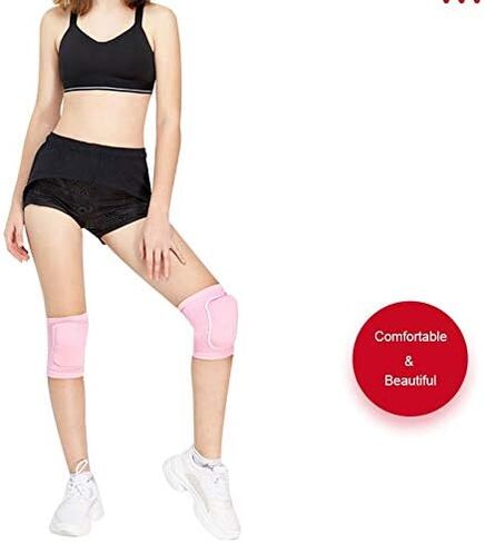 1 Pair Knee Pad Knee Support Breathable Knee Sleeve Brace Protector Guard For Running Dancing Gym Workout Sports(black-JoJo's Bizarre Adventure1) in Saudi Arabia