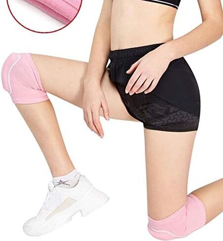 1 Pair Knee Pad Knee Support Breathable Knee Sleeve Brace Protector Guard For Running Dancing Gym Workout Sports(black-JoJo's Bizarre Adventure1) in Saudi Arabia