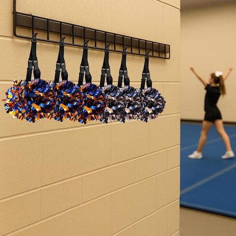 2 Pack Pom Pom Holder for Cheerleaders – Adjustable Backpack Strap Accessory for Cheer Poms - Cheerleading Pom Holder Cheer Gear for Cheer Teams in Saudi Arabia