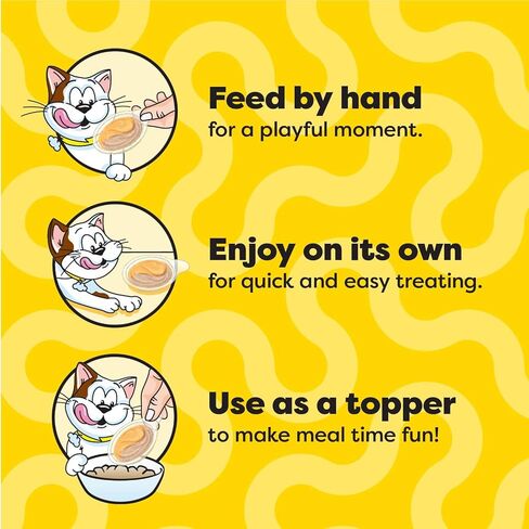 Temptations Lickable Spoons Adult Wet Cat Treat, 10 Grams, Variety Pack, 48 Count in Saudi Arabia