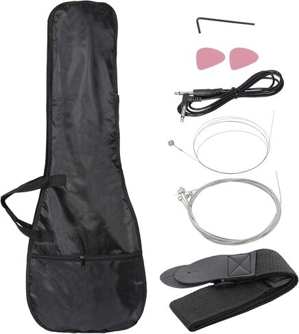 30" Beginner Electric Guitar with 5W Amp and Accessories Pack Guitar Bag for Kids/Girls/Boys/Beginners (Pink) in Saudi Arabia