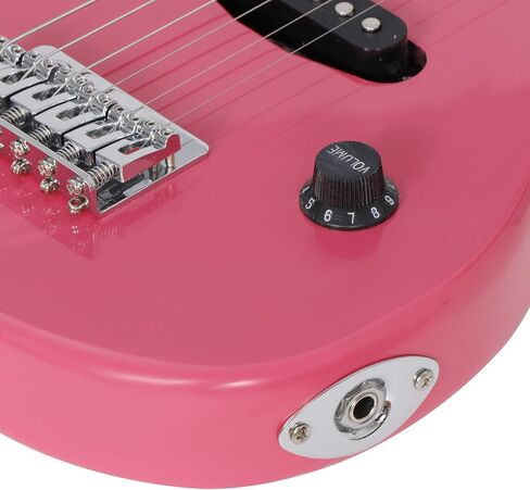 30" Beginner Electric Guitar with 5W Amp and Accessories Pack Guitar Bag for Kids/Girls/Boys/Beginners (Pink) in Saudi Arabia
