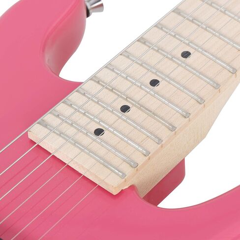 30" Beginner Electric Guitar with 5W Amp and Accessories Pack Guitar Bag for Kids/Girls/Boys/Beginners (Pink) in Saudi Arabia