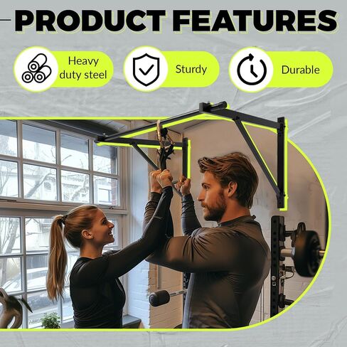 ecotric 46 '' جدار مثبتة السحب لأعلى البار لأعلى شريط التمرينات الممر in Saudi Arabia