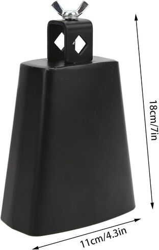 مجموعة أسطوانة معدنية Cowbell 4 5 Cymbal Professional Cymussion مع عصا للموسيقي (5 بوصات) in Kuwait