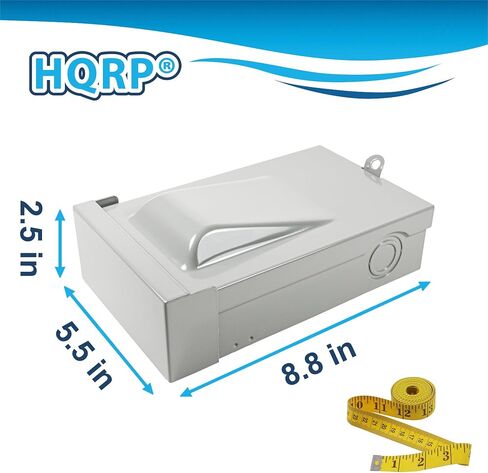 HQRP غير قابل للتطبيق مفتاح فصل A/C ، سحب خارج ، مربع معدني ، 120/240VAC ، 60-AMP ، مرحلة واحدة ، 3 سلك ، 2 القطب ، النوع 3R ، في الهواء الطلق ، UL مدرج in Saudi Arabia