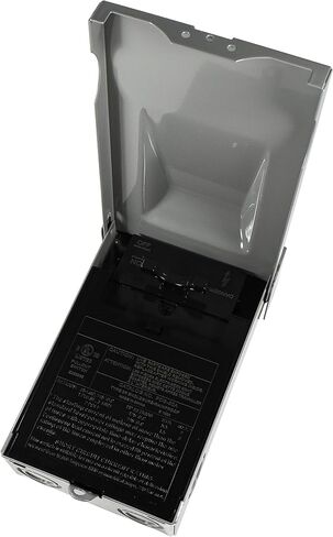 HQRP غير قابل للتطبيق مفتاح فصل A/C ، سحب خارج ، مربع معدني ، 120/240VAC ، 60-AMP ، مرحلة واحدة ، 3 سلك ، 2 القطب ، النوع 3R ، في الهواء الطلق ، UL مدرج in Saudi Arabia