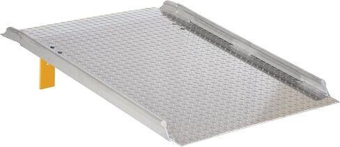 Vestil AHTD-3648 Aluminum Diamond Tread Hand Truck Dock Board with Curbs 47-7/8 In. x 37-1/4 In. x 10-3/16 In. 800 Lb. Capacity Silver in Saudi Arabia
