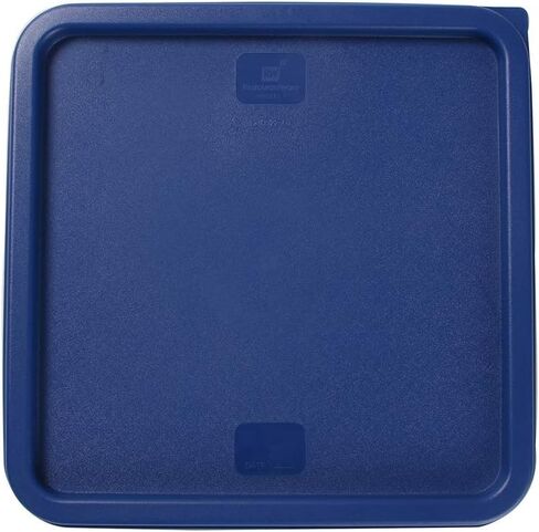 Restaurantware-LID ONLY: Met Lux Food Storage Container Lid Pack of 1 Square Marinating Container Cover - Container Sold Separately, With Date Indicator, Blue Plastic, Dishwashable, Freezable in Saudi Arabia