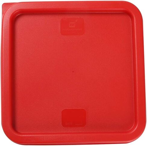 Restaurantware-LID ONLY: Met Lux Food Storage Container Lid Pack of 1 Square Marinating Container Cover - Container Sold Separately, With Date Indicator, Blue Plastic, Dishwashable, Freezable in Saudi Arabia