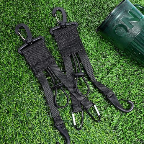 10 PCS Baseball Softball Gear Hanger 3 in 1 Dugout Organizer Baseball Bat Bath مع مقطع قفاز وخطاف خوذة لكيس سياج سورس ماء التخييم in Saudi Arabia
